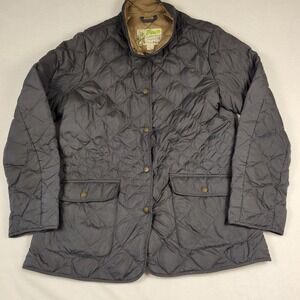 Eddie Bauer‎ Jacket EB550 Premium Goose Down Black Lightweight Women's Medium